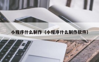 眉山小程序什么制作（小程序什么制作软件）